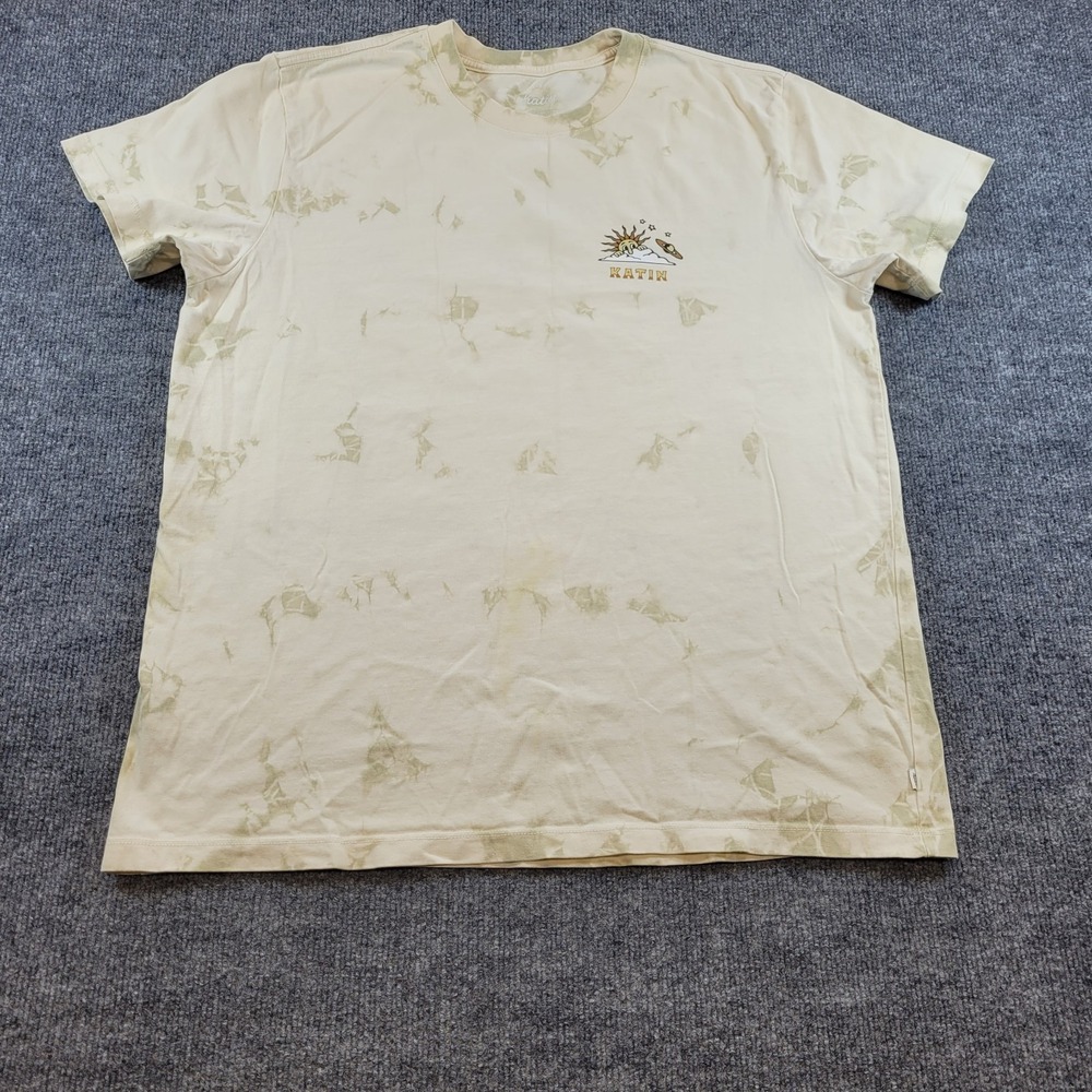 Katin See You Out There Tie Dye Short Sleeve Organic Cotton T Shirt Men's XL - Picture 2 of 8